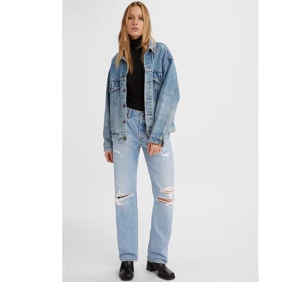 NWT Levi’s sketch artist medium wash 501 jeans - Picture 1 of 8
